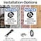 Signmission Drivers Chock Your Wheels OSHA Notice Sign, Plastic, 7in W x 10in L, 2PK OS-2PACK-NS-P-710-V-11560 - alternate 4